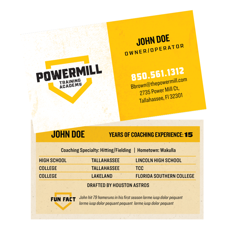 Powermill business cards